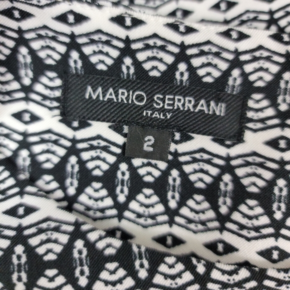 MARIO SERRANI BLACK PATTERN LADIES SHEATH FLORAL MIDI DRESS - Picture 6 of 16